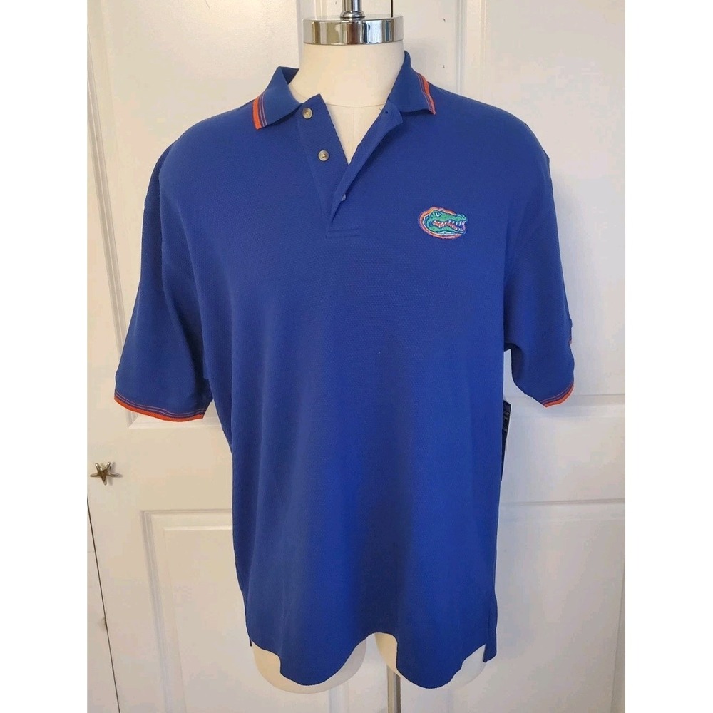 Boca Classics Men Florida Gators Polo‎ Shirt Size XL Blue - New